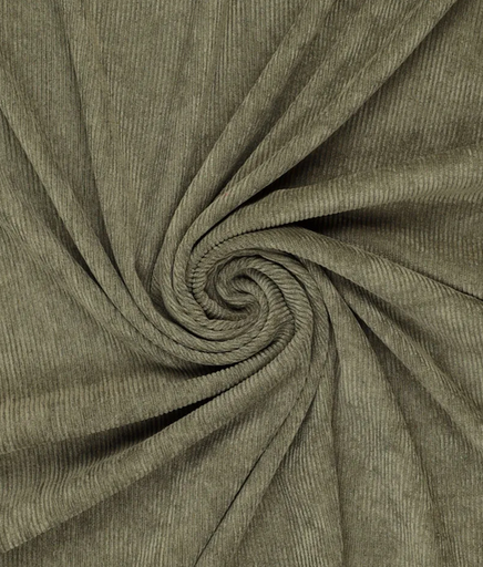 [KI-0960-215] Corduroy Stretch Soepel Linde