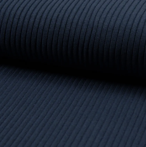 [QT-RS0320-008] Boordstof Heavy Rib Navy Melange