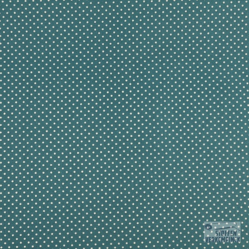 [2JT-BETTY OCEAN] Katoen Petit Pois Ocean