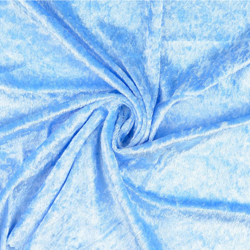 [021-200012-7029] Crushed Velours Licht Blauw