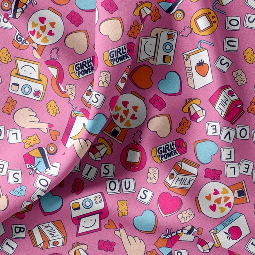 [DO-GIRLPDQC-1B] Katoen Girl Power Pink