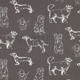 [VE-03007-014] Canvas Dogs Vison grey