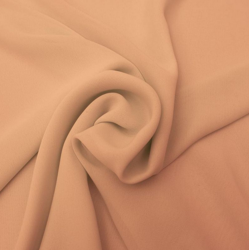 [KI-0458-091] Voile Chiffon Huidkleur