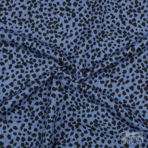 [ME-T08196-004] Jersey Leopard Blauw