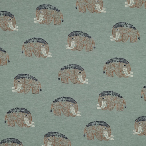 [VE-03114-017] Jersey Melange Mammoth Dark Mint