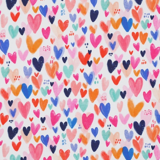 [VE-03123-001] Jersey digital Hearts White