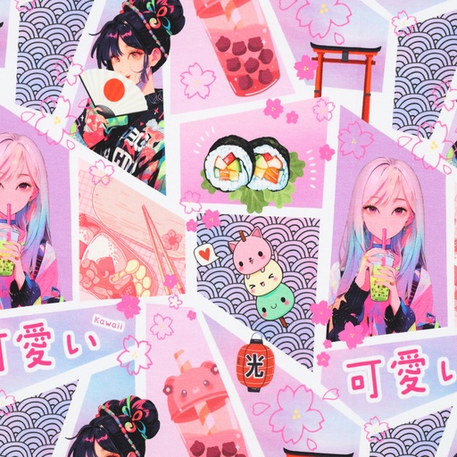 [VE-03218-001] Jersey digital Manga White/Purple