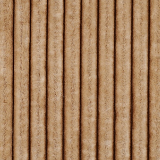 [VE-03338-003] Faux Fur Stripes Bronze