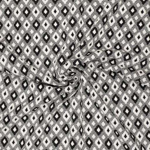 [KI-19115-999] Jersey Jacquard Mately Diamond