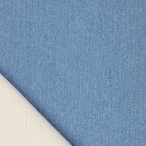 [KI-90021-052] Stretch Denim 10 OZ bounded Licht Blauw