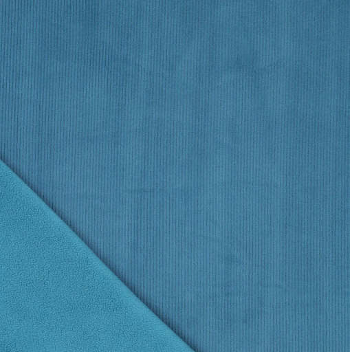 [KI-21101-670] 8W Corduroy Supersoft Bounded Denimblue