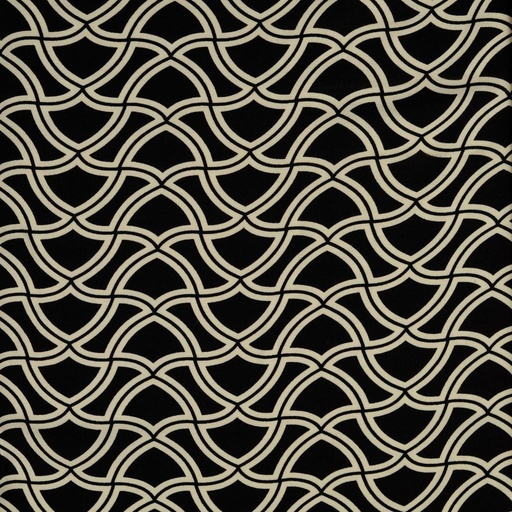 [HE-211112-0010] Viscose Twill Crossing Waves Black
