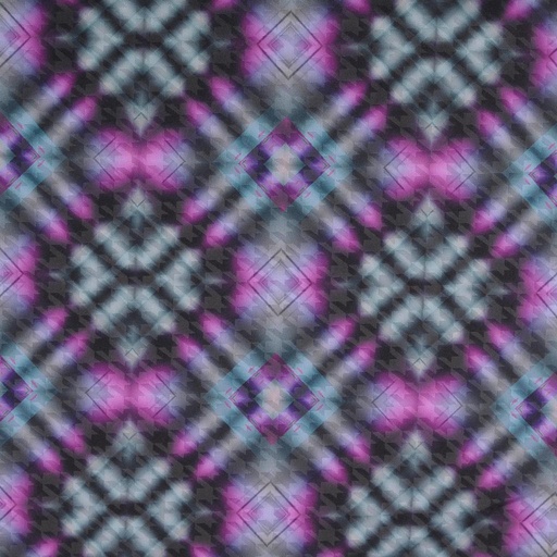[HE-211104-0015] Satin Jacq. Dig. Tiles Fushia/Grey
