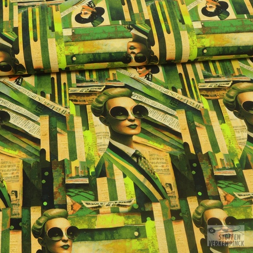 [ST-24009-10] Jersey Digital "Mrs Governor" Green