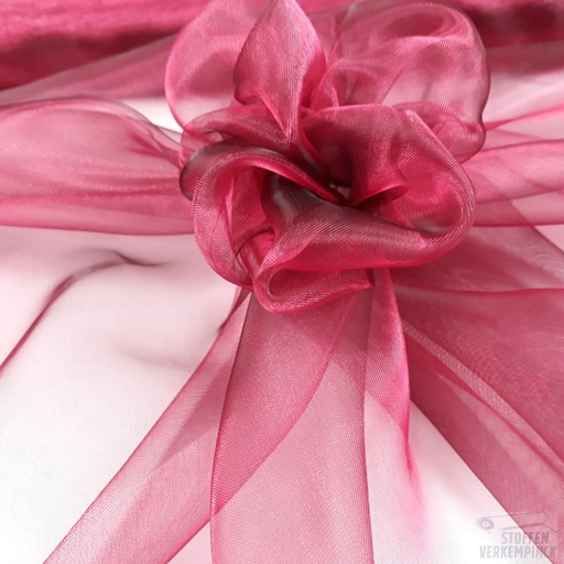 [QT-RS0363-180] Organza Bordeaux