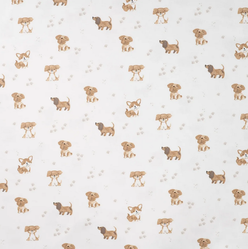[QT-K10330-510] Jersey Print Dogs Off White