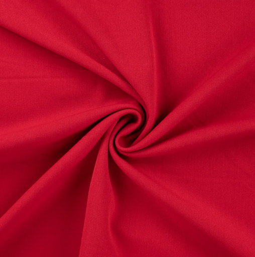[QT-RS0081-315] Bi-stretch Gabardine Red