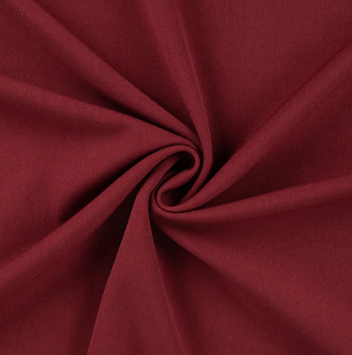 [QT-RS0081-319] Bi-stretch Gabardine Bordeaux