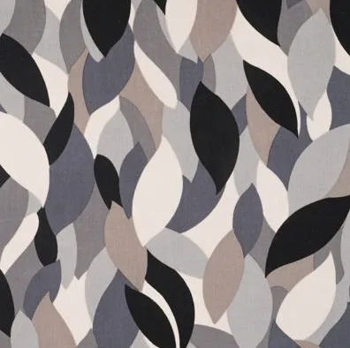 [QT-PC2515-520] Viscose Twill Print Leaves Vison