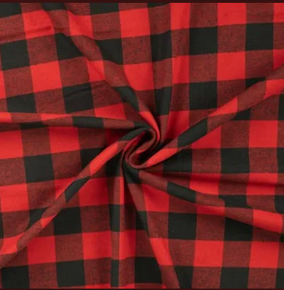 [QT-Q22762-150] Houthakkersruit 3.50 cm. Red /Black