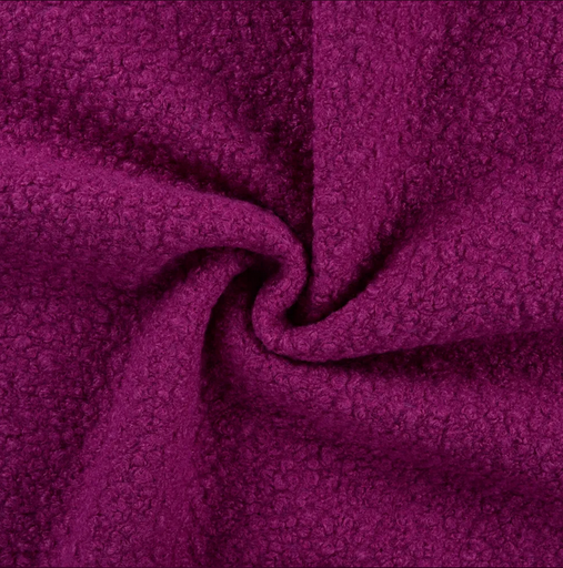 [QT-Q22136-180] Mantelstof Maxi Bouclé Cyclam