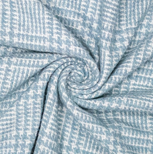 [POL-417055-21] Mantelstof Prince de Galles Light Blue