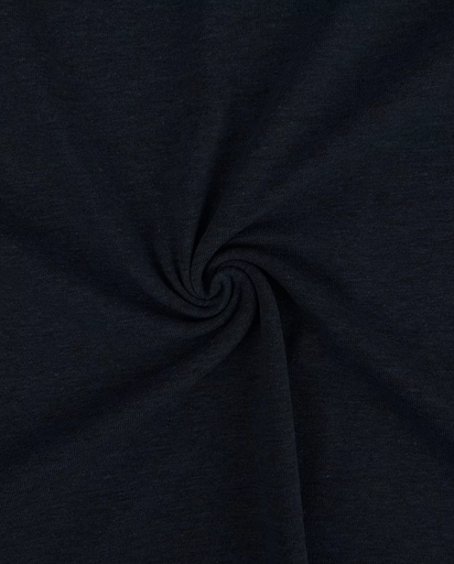 [MU-9733-1009] Jersey Black Yarn Navy