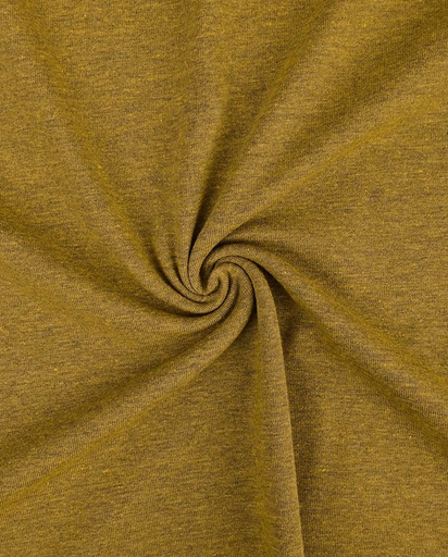 [MU-9733-1034] Jersey Black Yarn Olijf