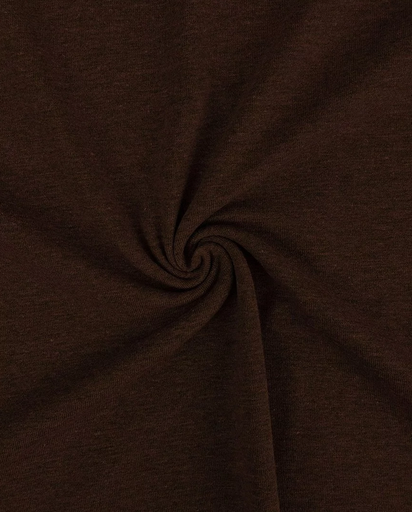 [MU-9733-1038] Jersey Black Yarn Donker Roest