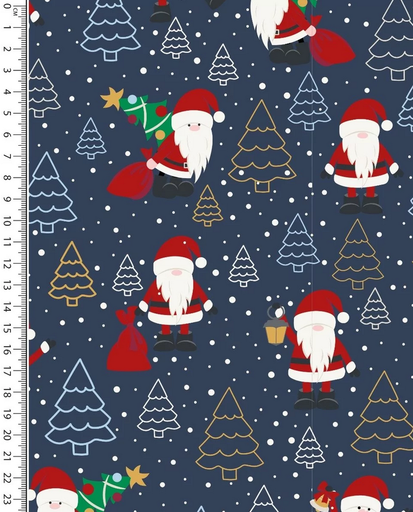 [MU-5558-8] Jersey Kerstman Navy