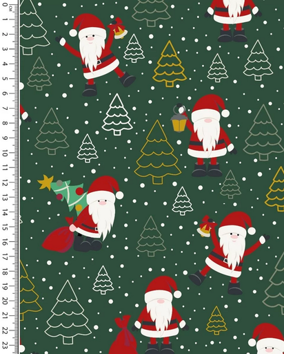 [MU-5558-827] Jersey Kerstman Groen