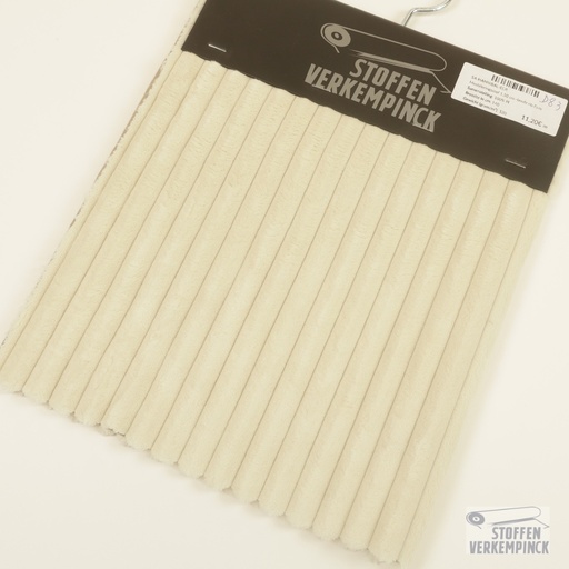 [SA-HANNIBAL-ECR] Meubileringsstof 1,50 cm.-brede rib Ecru