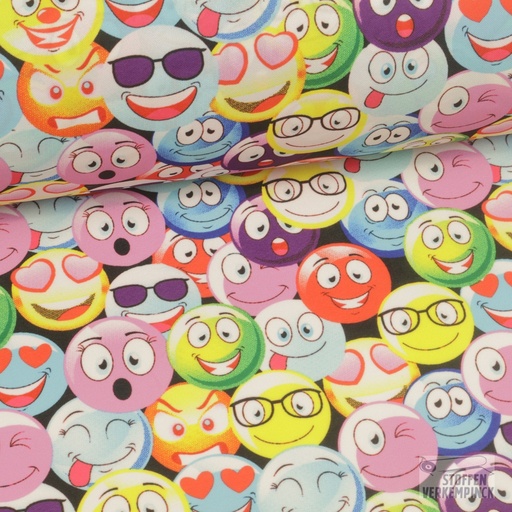 [JO-6744] Burlington digiprint Happy Faces