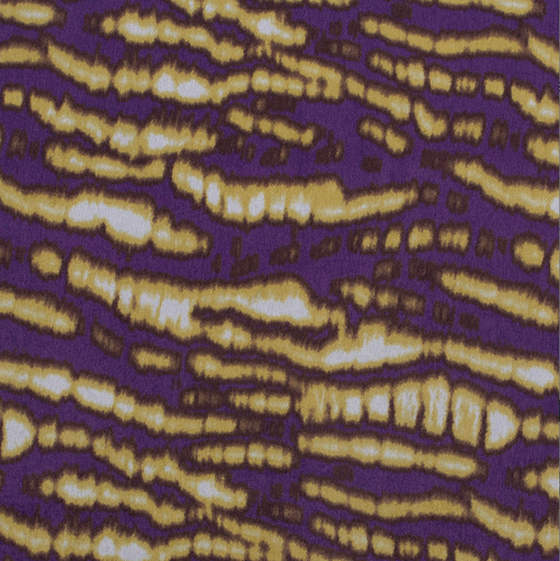 [NO-22032-045] Velvet Satin Streaky Purple/Kiwi