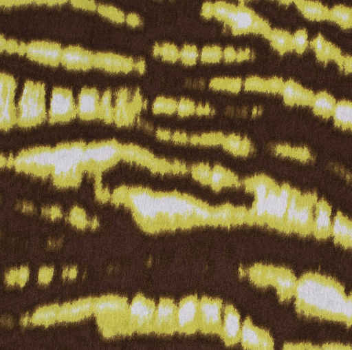 [NO-22032-058] Velvet Satin Streaky Brown/Kiwi