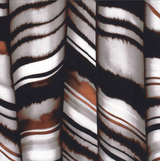 [NO-22037-054] Peach Touch wave-look black/Terra