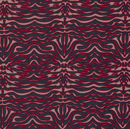 [NO-22025-154] Viscose Nylon Mirror Image Wine