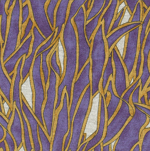 [NO-22163-044] Dubbeljersey Arty Leaves Lila