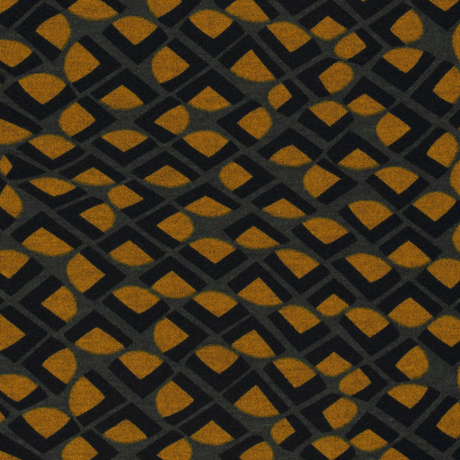 [NO-22171-027] Dubbeljersey Mosaic Ochre/Kaki