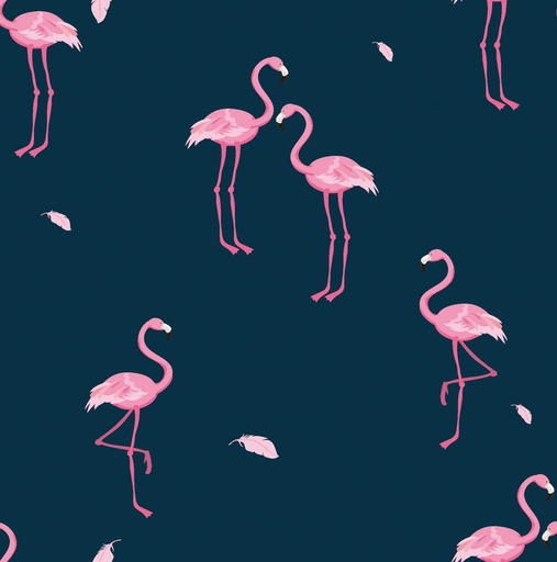[NO-22617-008] Aqua Protect Digital Flamingo Navy