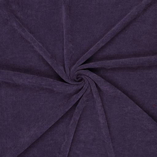 [096-0960-800] Corduroy Stretch Soepel Bright Purple