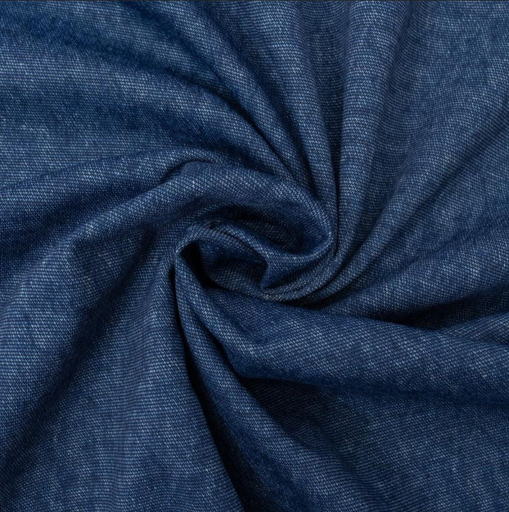 [KI-0812-690] Punta di Roma Denimprint Mid Blue