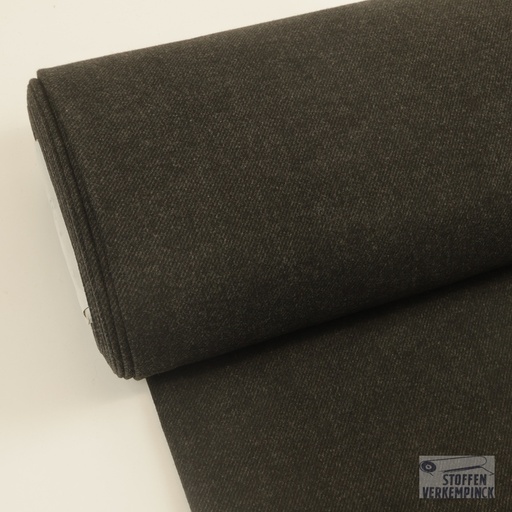[ZA-4972-01.07] Mantelstof Uni Antraciet