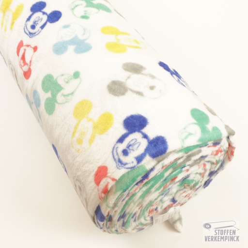 [MC-POLARDISNEY-7002] Wellnessfleece Print Mickey - White