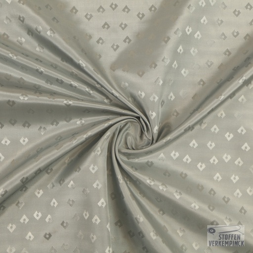 [FA-2782-7804] Acetaatvoering Piumetta Jacquard Grijs
