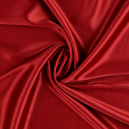 [HE-209889-5020] Satijn Stretch Donker Rood