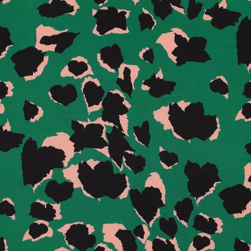 [VE-04407-001] Viscose Animal Green
