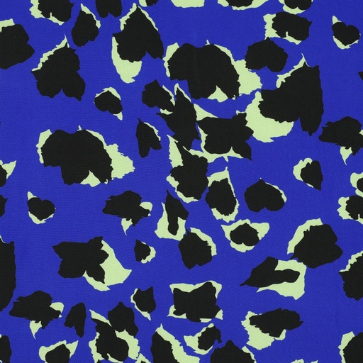 [VE-04407-002] Viscose Animal Cobalt