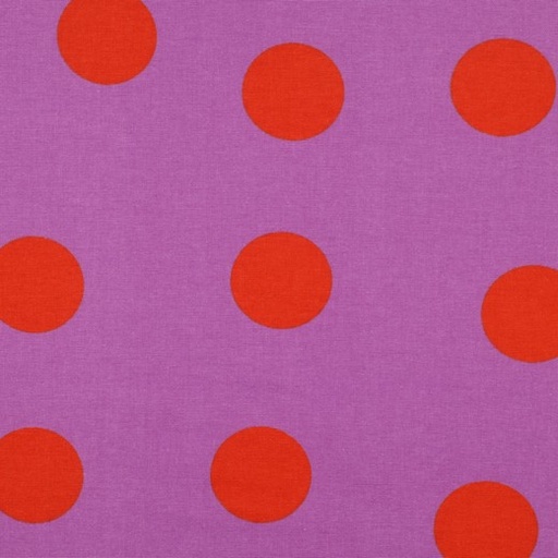 [VE-04092-003] Flanel Dots 5 cm. Lilarose