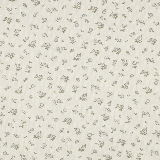 [VE-04172-002] Jersey Waffle Small Flower Ecru